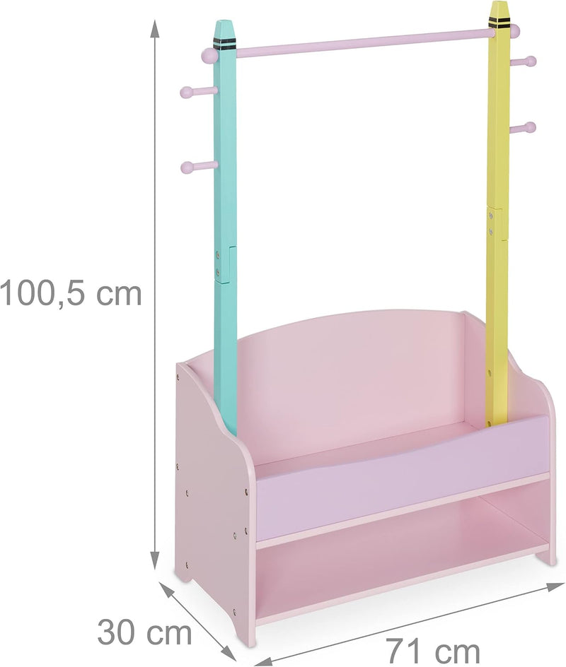 Children's Clothes Rack Coat Rail Kids' Room 4