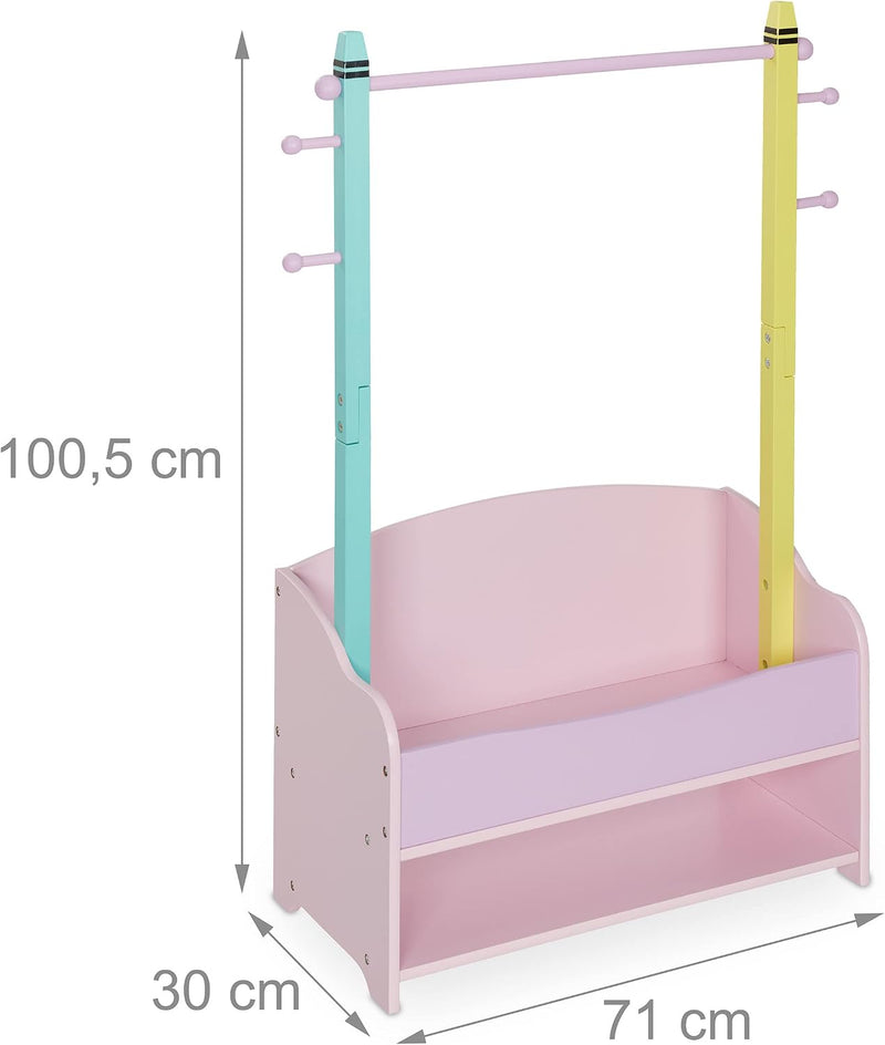 Children's Clothes Rack Coat Rail Kids' Room 4