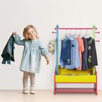 Children's Clothes Rack Coat Rail Kids' Room 4