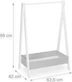 Children’s Clothes Rail Hanging Rack for Bedroom Nursery