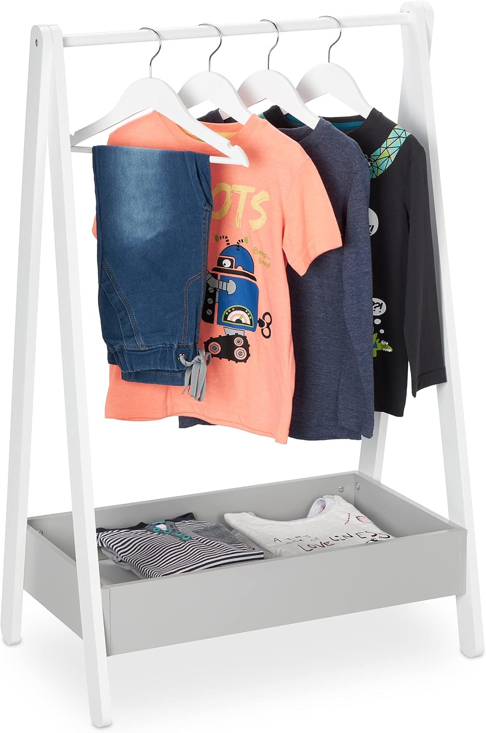Children’s Clothes Rail Hanging Rack for Bedroom Nursery