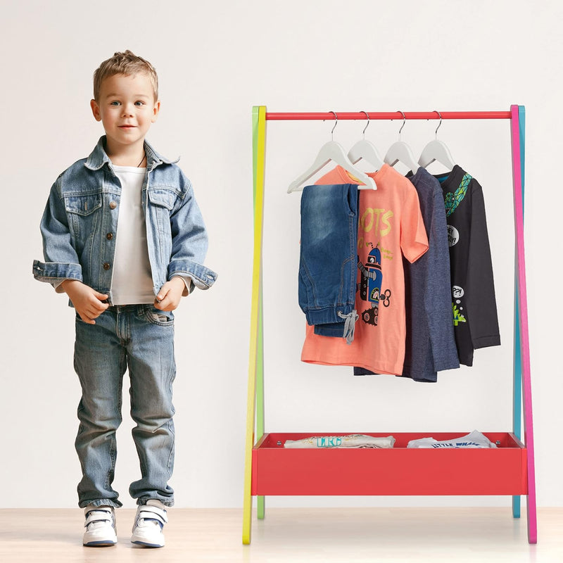 Children’s Clothes Rail Rack for Bedroom Or Nursery