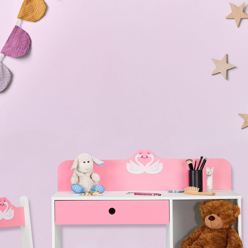 Children's Furniture Set Table Stool Play Storage Open