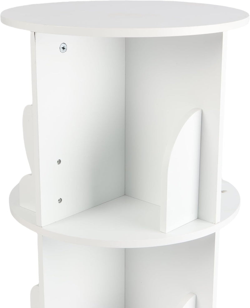 Children's Rotatable Bookcase 12 Compartments