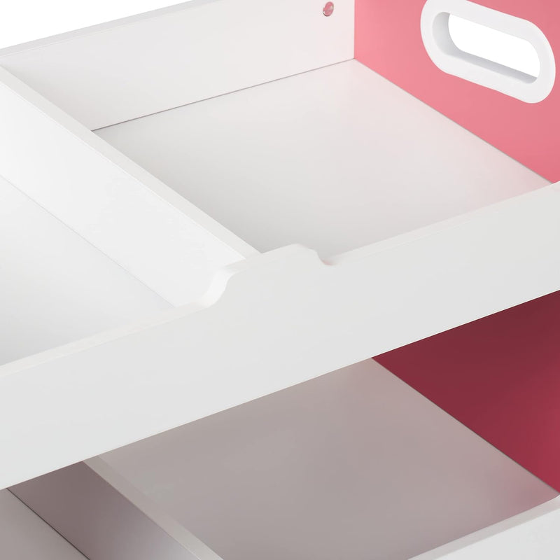 Children's Shelf 5 Compartments Storage with Handles