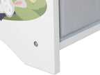 Children's Shelf Campfire Motif 4 Boxes Compartments