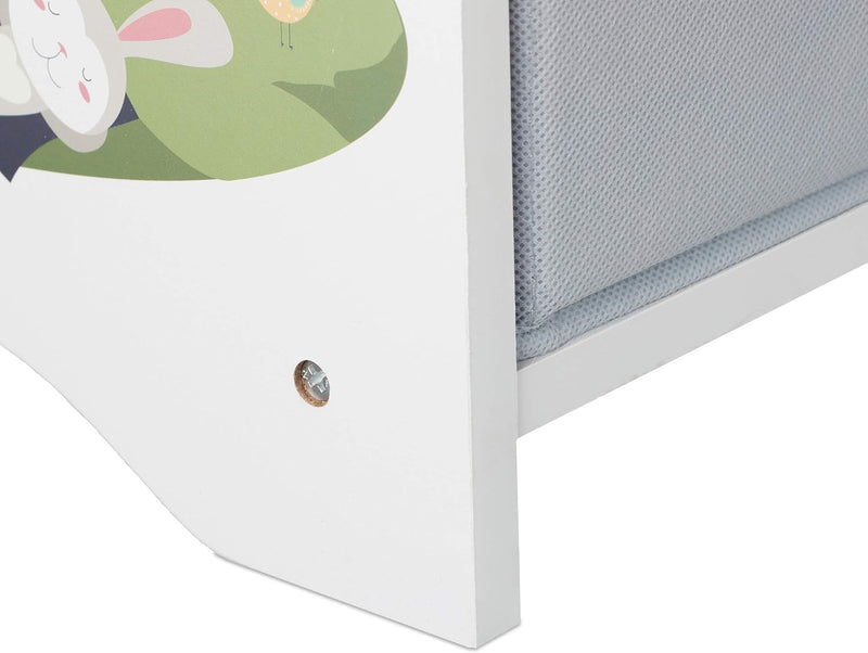 Children's Shelf Campfire Motif 4 Boxes Compartments
