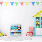 Children's Shelf Mermaid Motif 6 Boxes Compartments
