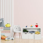 Children's Storage Unit 3 Boxes with Wheels