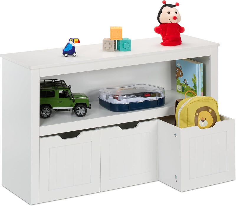 Children's Storage Unit 3 Boxes with Wheels