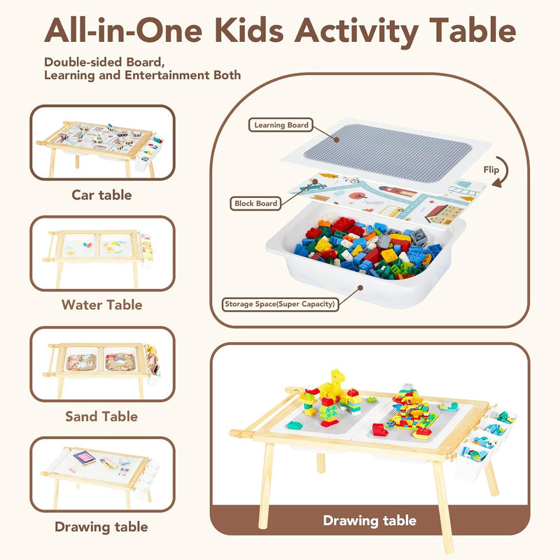Kids Sensory Table and Chair Set Children's Tables