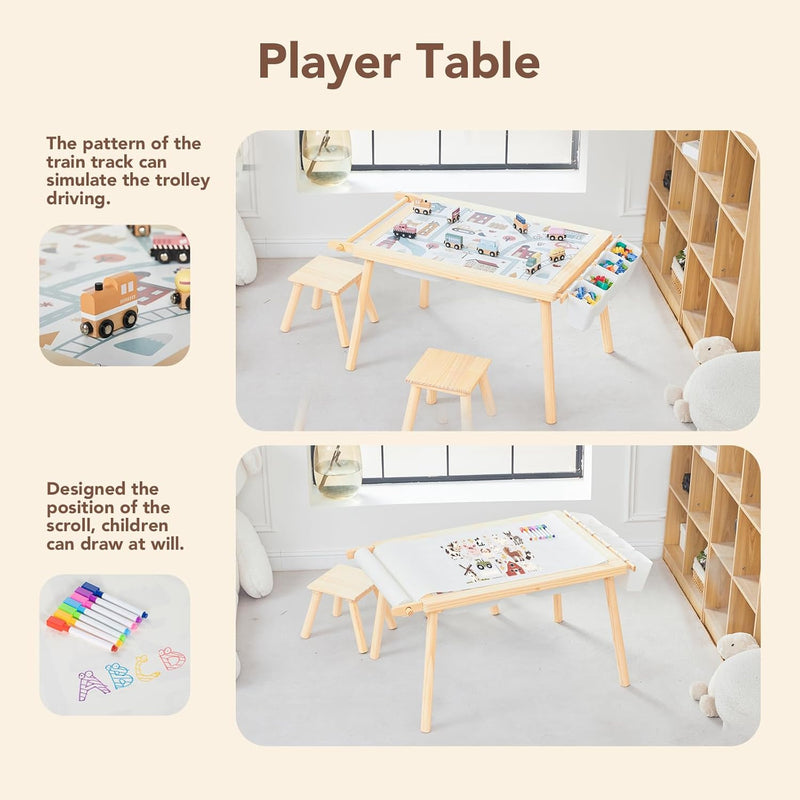 Kids Sensory Table and Chair Set Children's Tables