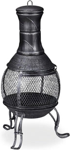 Chiminea Fire Poker Grate Spark Guard Garden Patio