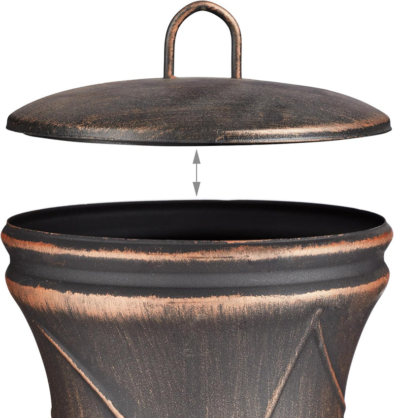 Chiminea Fire Poker Grate Spark Guard Garden Patio