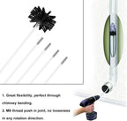Chimney Cleaning Brush Kit Sweep Sweeping Drain Rod