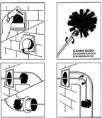Chimney Cleaning Brush Kit Sweep Sweeping Drain Rod