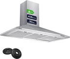 Chimney Cooker Hood Class A++ 404m³ H