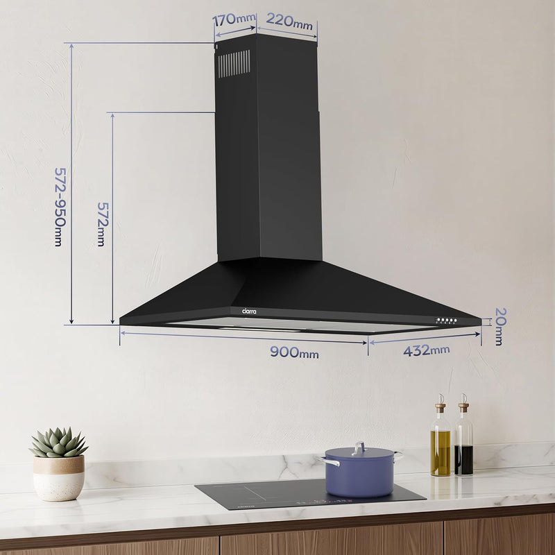 Chimney Cooker Hood Class A++ 404m³ H