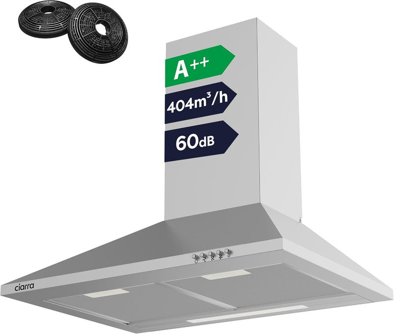Chimney Cooker Hood Class A++ 404m³ H