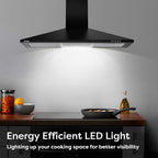 Chimney Cooker Hood Class A++ 404m³ H