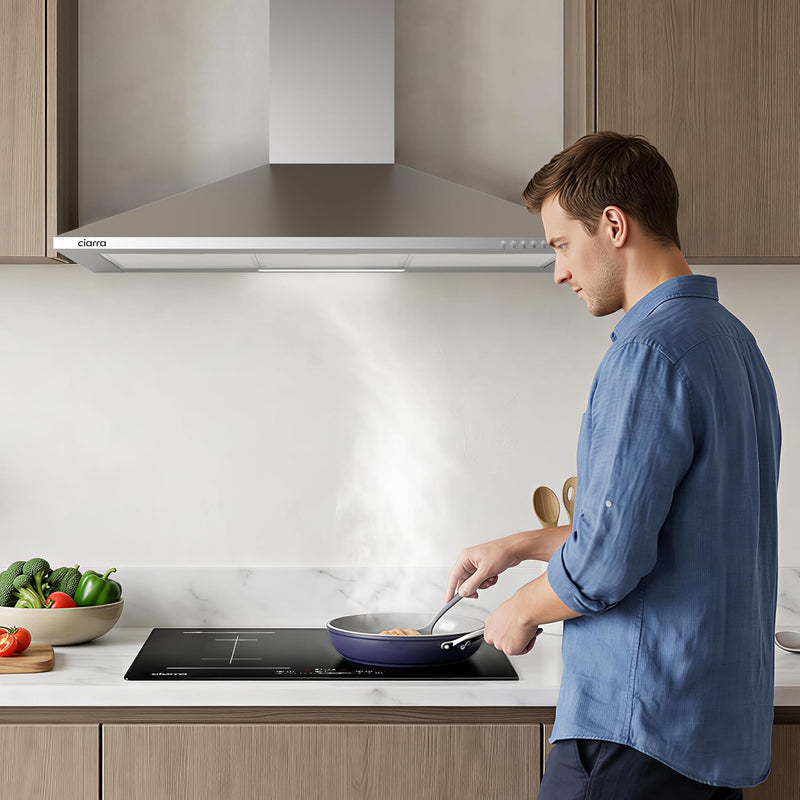 Chimney Cooker Hood Class A++ 404m³ H