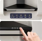 Chimney Cooker Hood Class A++ 404m³ H