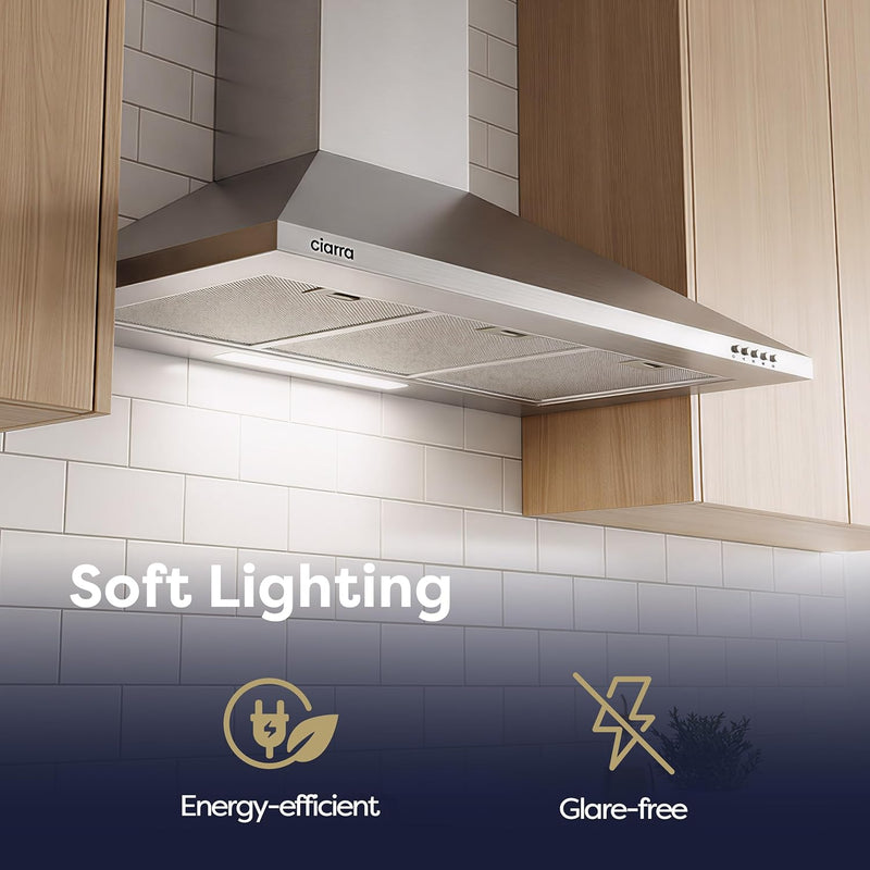 Chimney Cooker Hood Class A++ 404m³ H