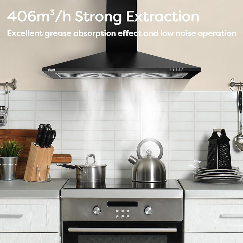 Chimney Cooker Hood Class A++ 404m³ H