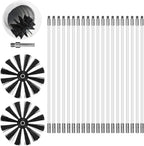 Chimney Sweep Kit 23 Pcs Duct Vent Cleaning