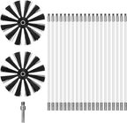 Chimney Sweep Kit 23 Pcs Duct Vent Cleaning