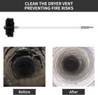 Chimney Sweep Kit 23 Pcs Duct Vent Cleaning
