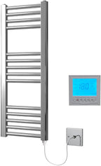 Chrome Electric Heated Towel Rail 300MM