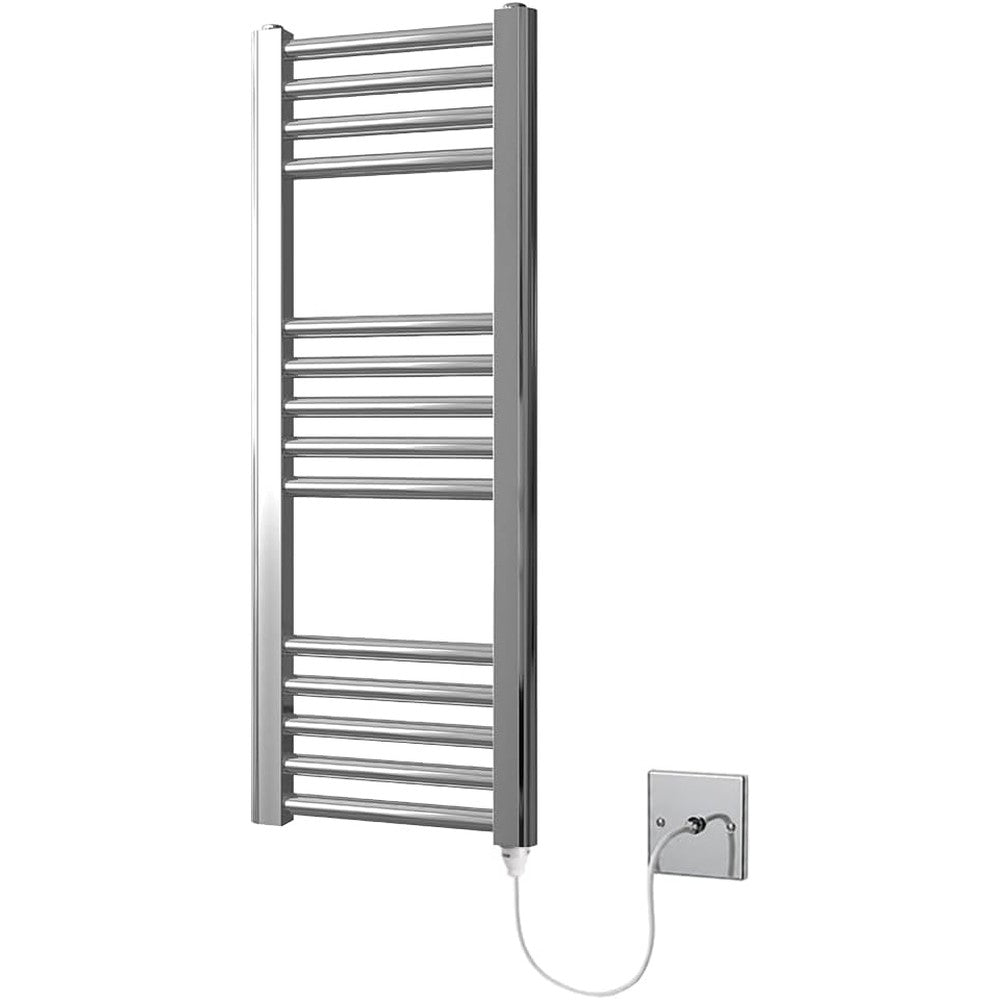Chrome Electric Heated Towel Rail 300MM Wide