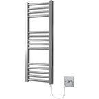 Chrome Electric Heated Towel Rail 300MM Wide