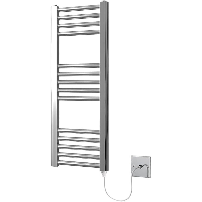 Chrome Electric Heated Towel Rail 300MM Wide