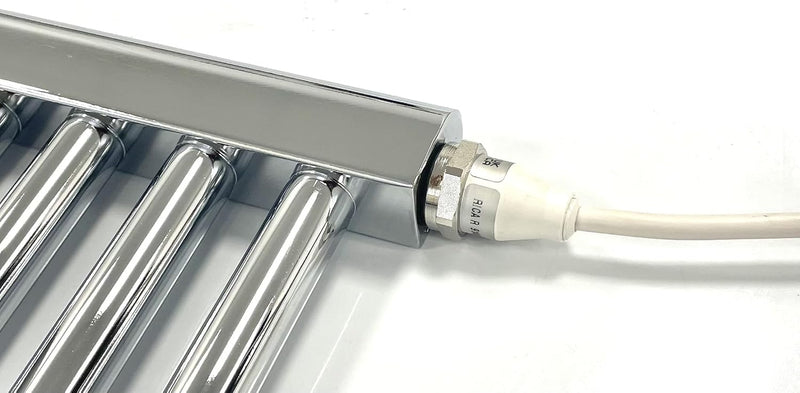 Chrome Electric Heated Towel Rail 500MM