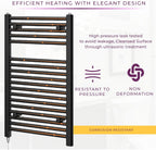Chrome Electric Towel Radiator Warmer Rail Bathroom Heated