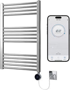 Chrome Electric Wifi Heated Towel Rail 500MM W