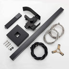 Chrome Freestanding Bath Taps Floor Mounted Bathroom Mixer