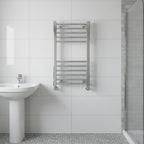 Chrome Heated Towel Rail 600MM