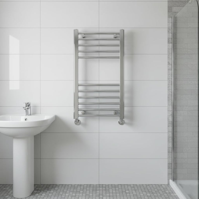 Chrome Heated Towel Rail 600MM