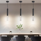 Chrome Pendant Light 3 Colour Temperature 3000K 4500K (3 Pack)