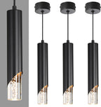 Chrome Pendant Light 3 Colour Temperature 3000K 4500K (3 Pack)