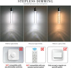 Chrome Pendant Light 3 Colour Temperature 3000K 4500K (3 Pack)
