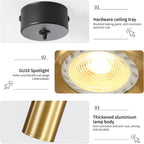 Chrome Pendant Light 3 Colour Temperature 3000K 4500K (3 Pack)