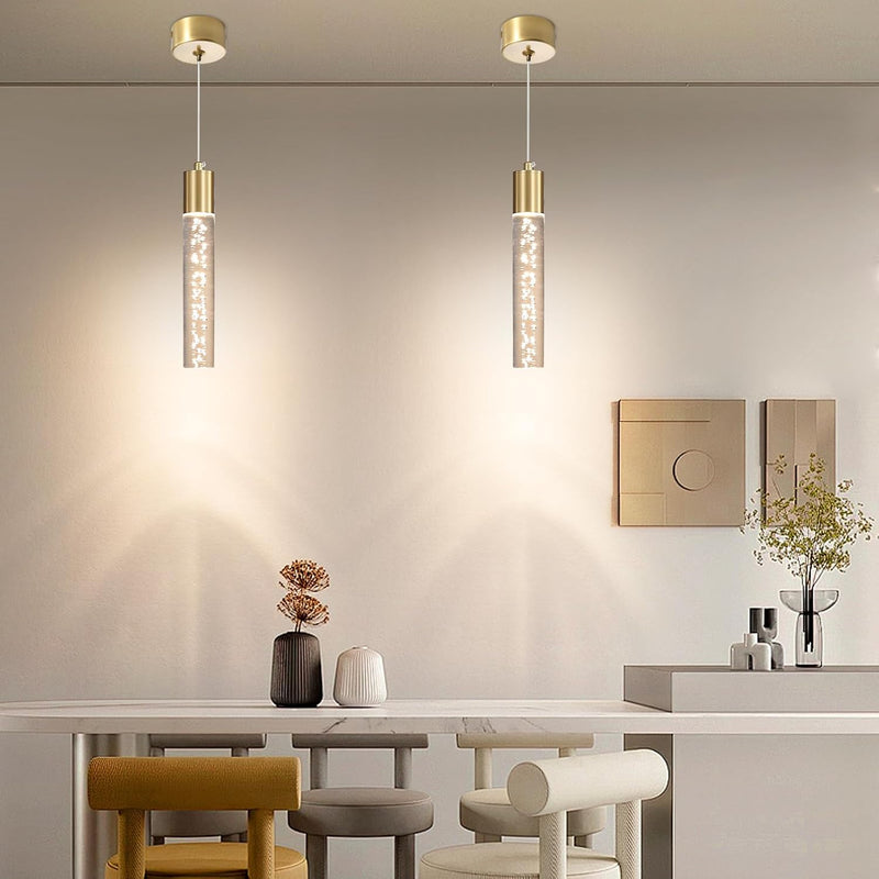 Chrome Pendant Light 3 Colour Temperature 3000K 4500K (3 Pack)