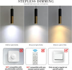 Chrome Pendant Light 3 Colour Temperature 3000K 4500K (3 Pack)