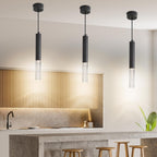 Chrome Pendant Light 3 Colour Temperature 3000K 4500K (3 Pack)