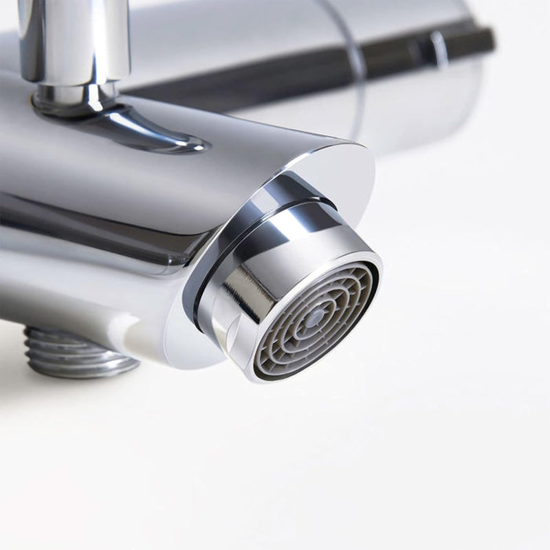 Dune Thermostatic Deck Mounted 200MM Rigid Riser Kit