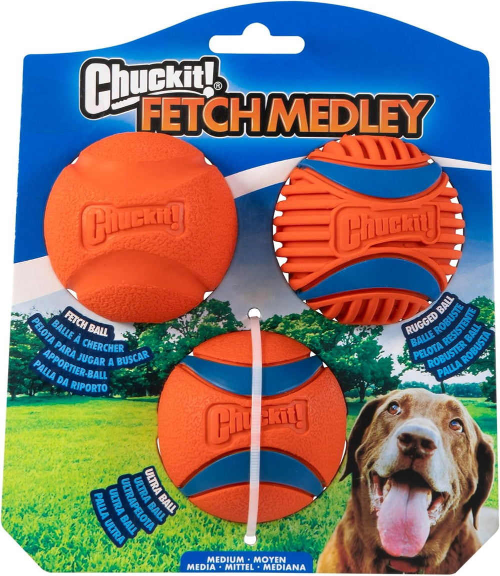 Chuckit! Fetch Medley Gen 3 Medium Dog Balls